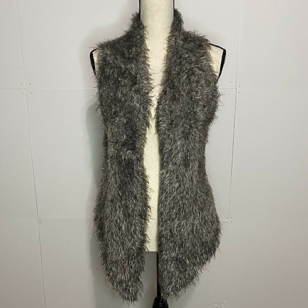 Cabi Sz XS Mohair Alpaca Faux Fur Vest
